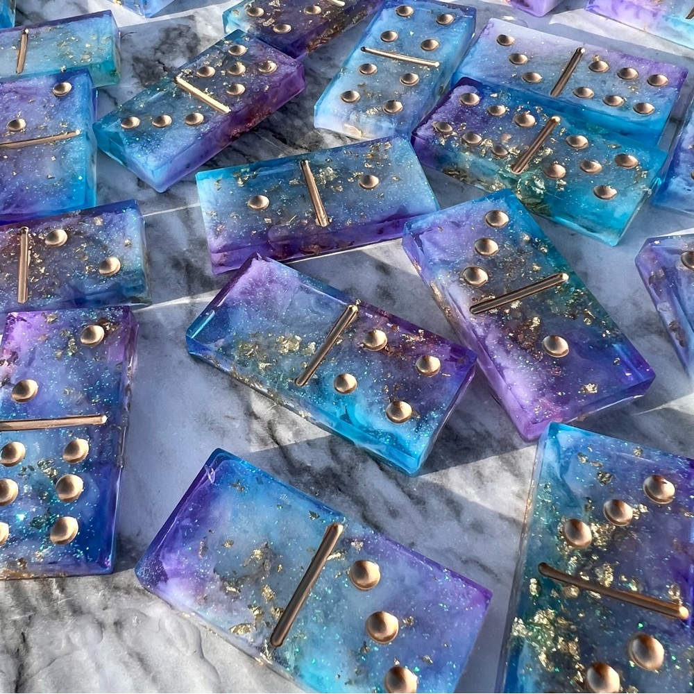 ✨Handmade Resin Domino Set